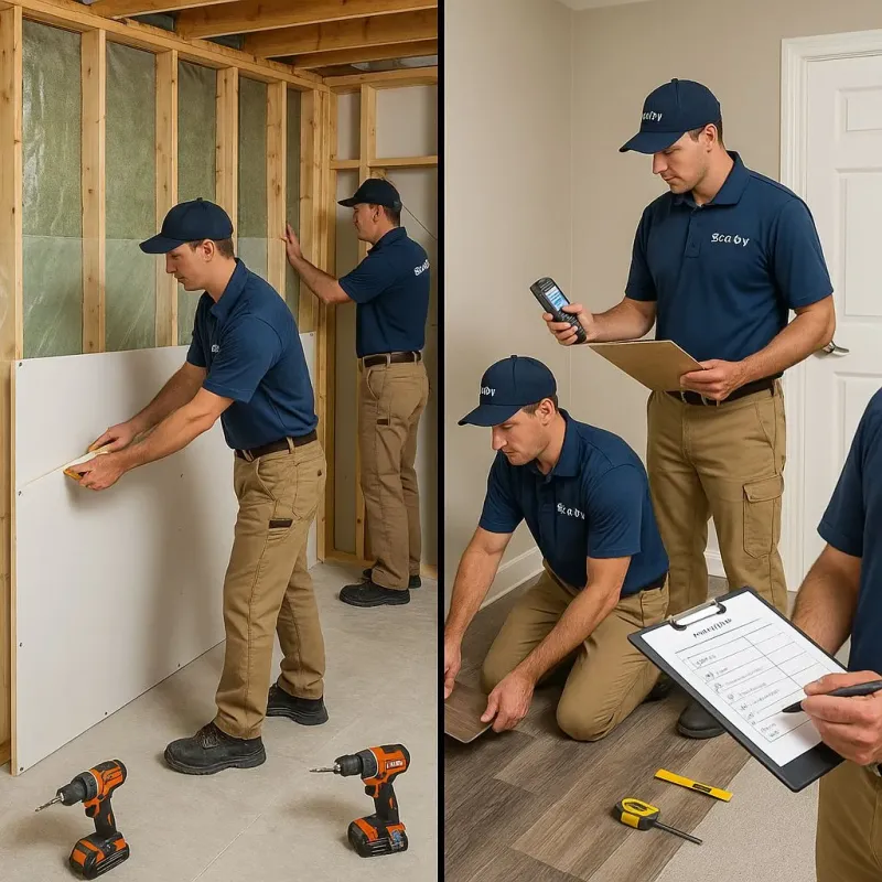 Repairs and Reconstruction process in San Marcos, CA